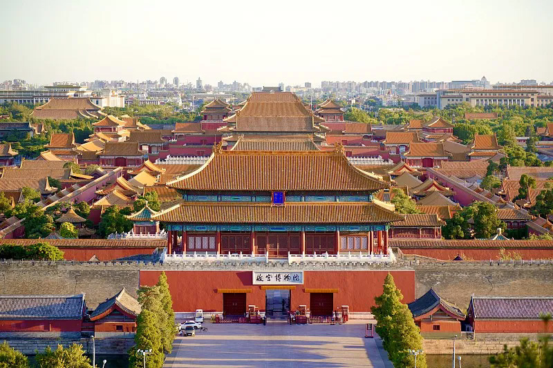 Forbidden City imperial palace courtyard, Beijing