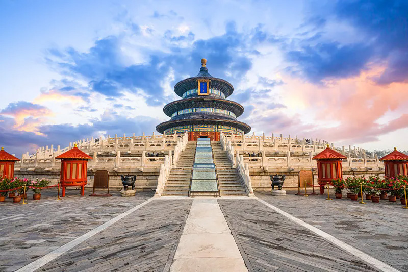 Forbidden City imperial palace courtyard, Beijing