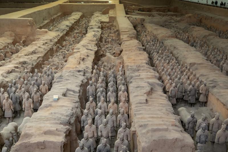 Terracotta Army Pit 1 rows of soldiers