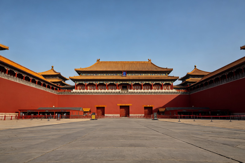 Forbidden City imperial palace courtyard, Beijing