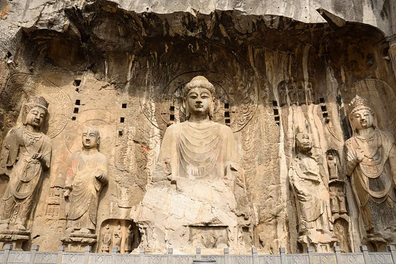 Longmen Grottoes stone Buddha carvings, Luoyang