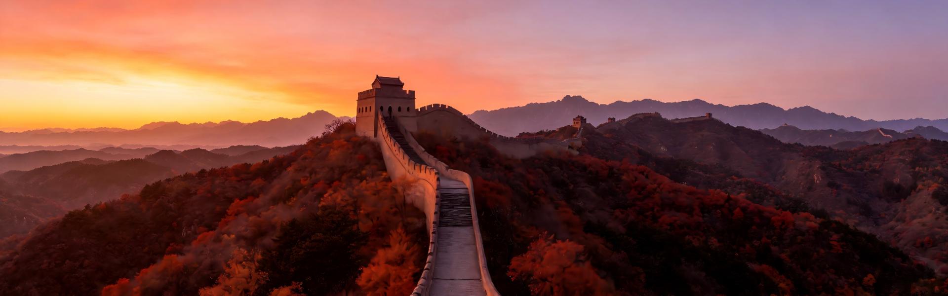 Mutianyu Great Wall: Sunset & Night Illumination Tour
