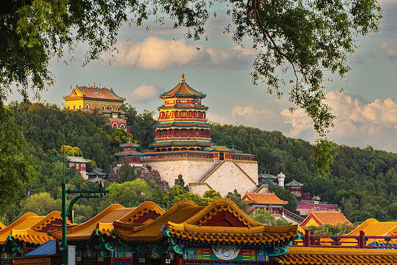 Summer Palace Long Corridor and Kunming Lake, Beijing